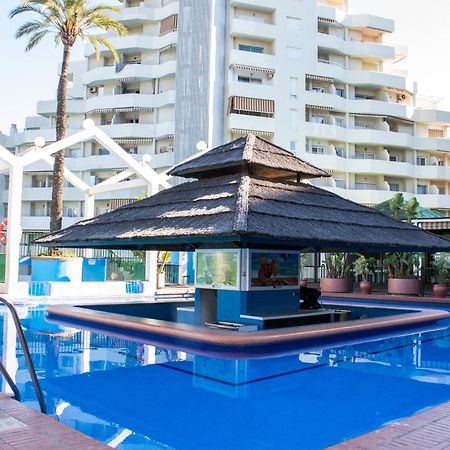 Benal beach suite II, estudio con parque acuático y vistas al mar. Benalmádena Exterior foto