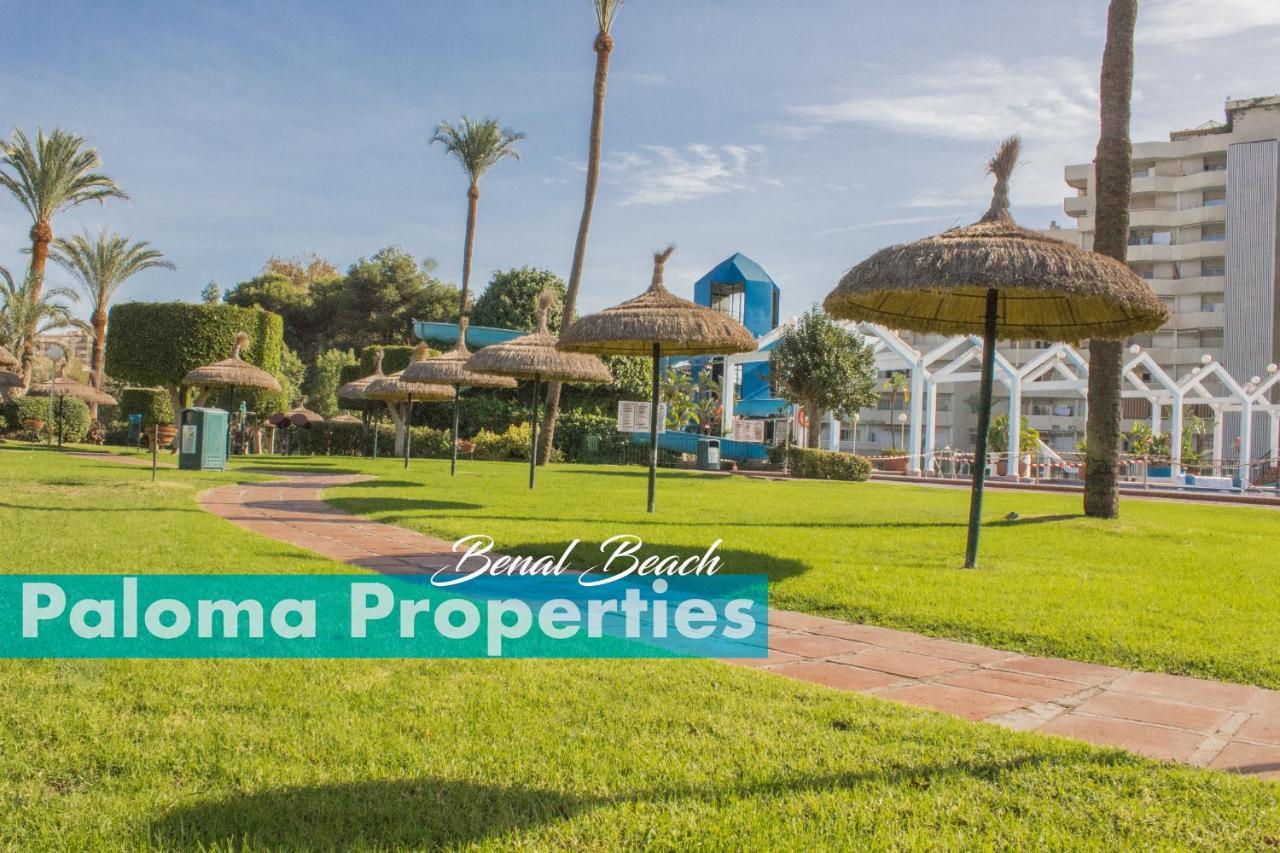 Benal beach suite II, estudio con parque acuático y vistas al mar. Benalmádena Exterior foto